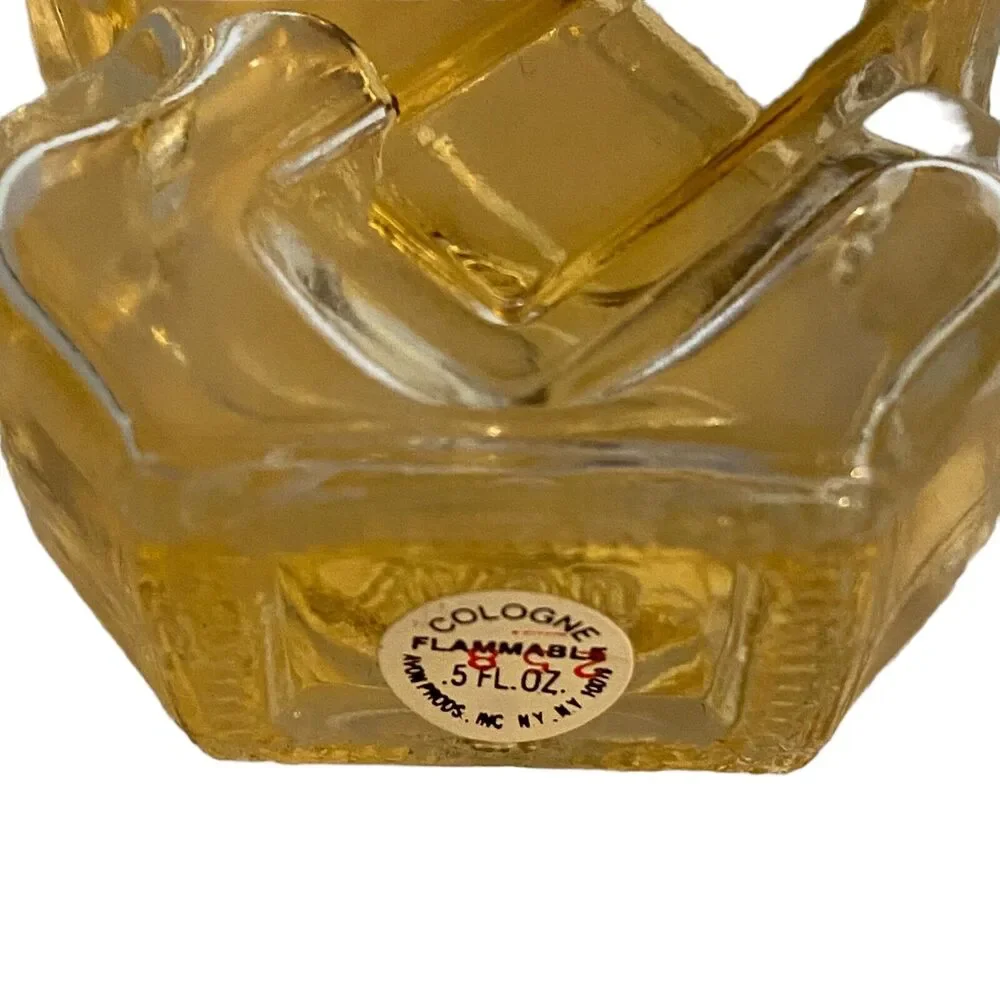 AVON black Suede 0.5fl oz cologne and Soap On A Rope New In Box
